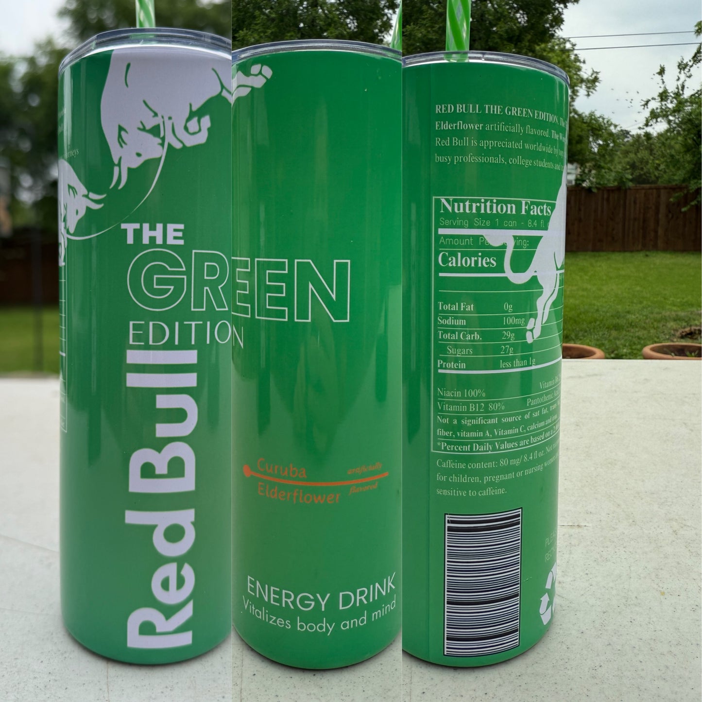 Red Bull Caruba Elderflower (Green)
