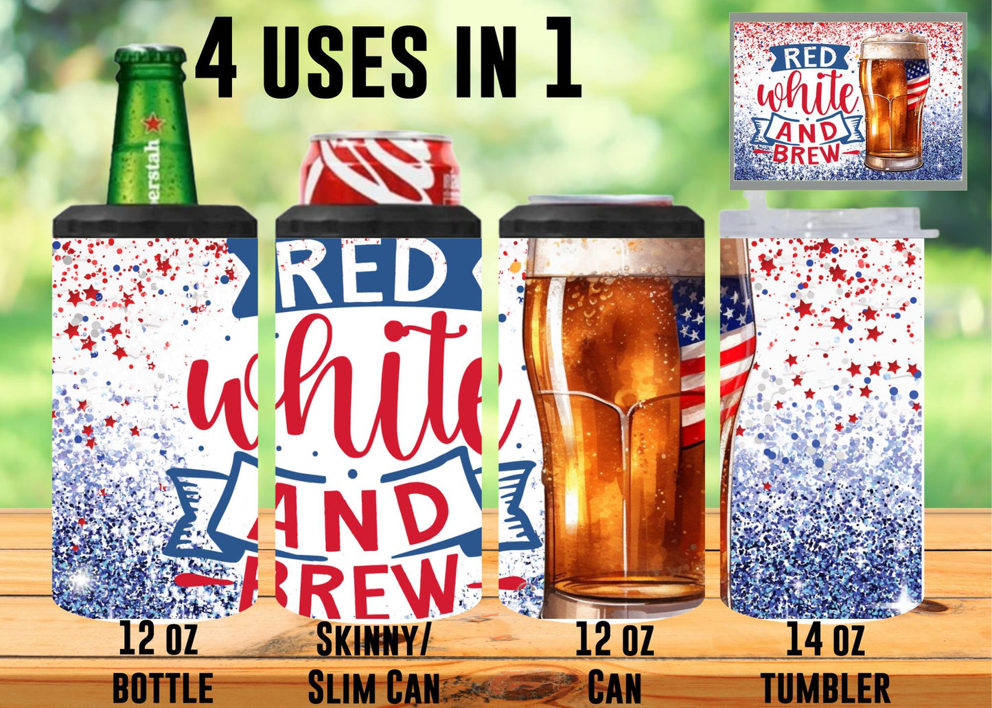Red, White and Brew