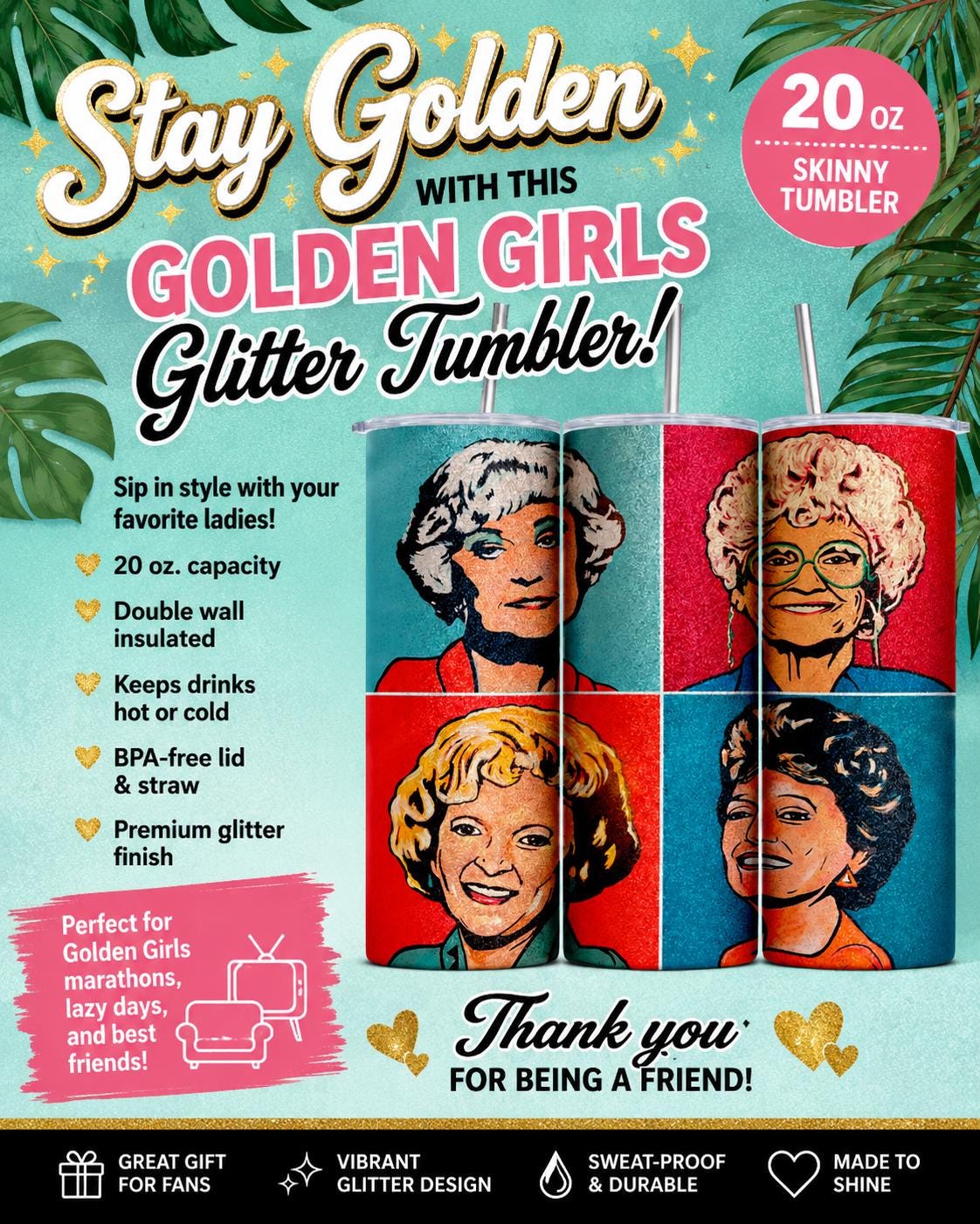 Glittery Golden Girls