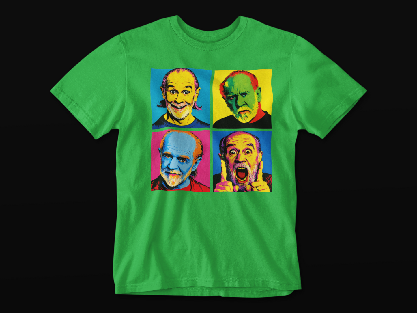 George Carlin - Andy Warhol Style Pop Art