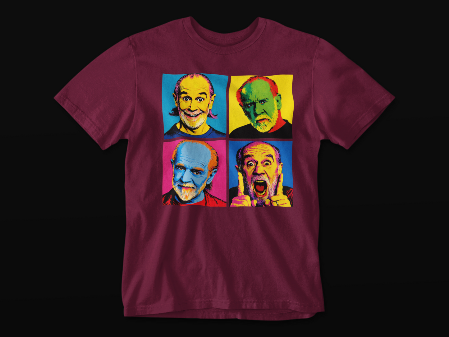 George Carlin - Andy Warhol Style Pop Art