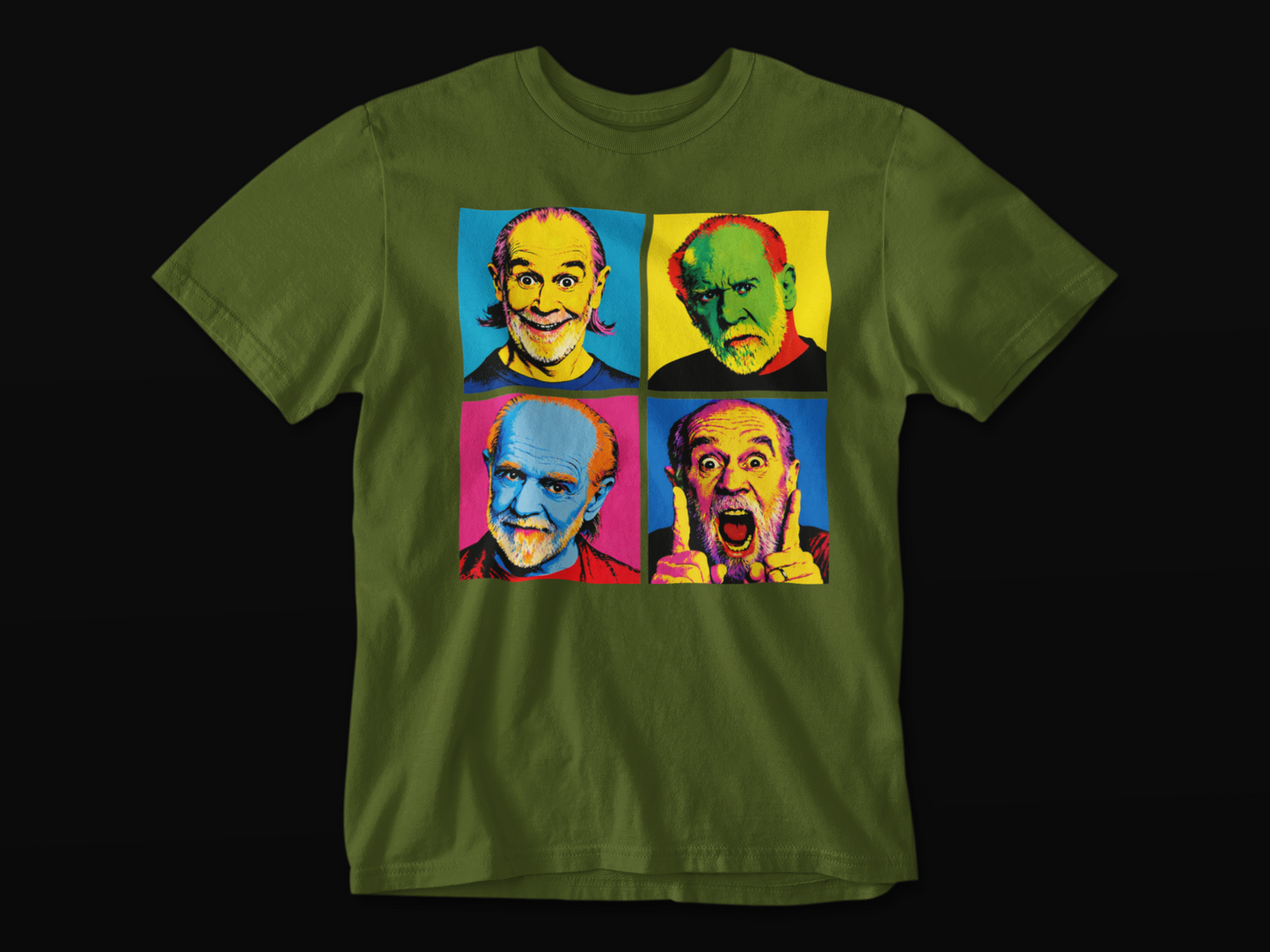 George Carlin - Andy Warhol Style Pop Art