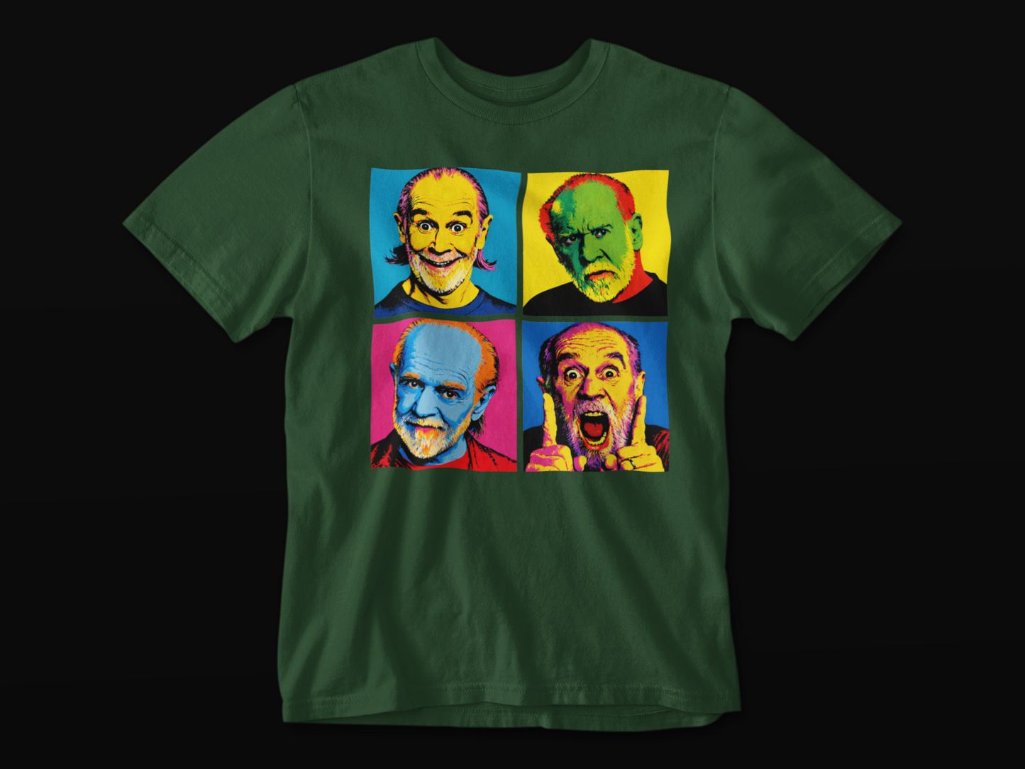 George Carlin - Andy Warhol Style Pop Art