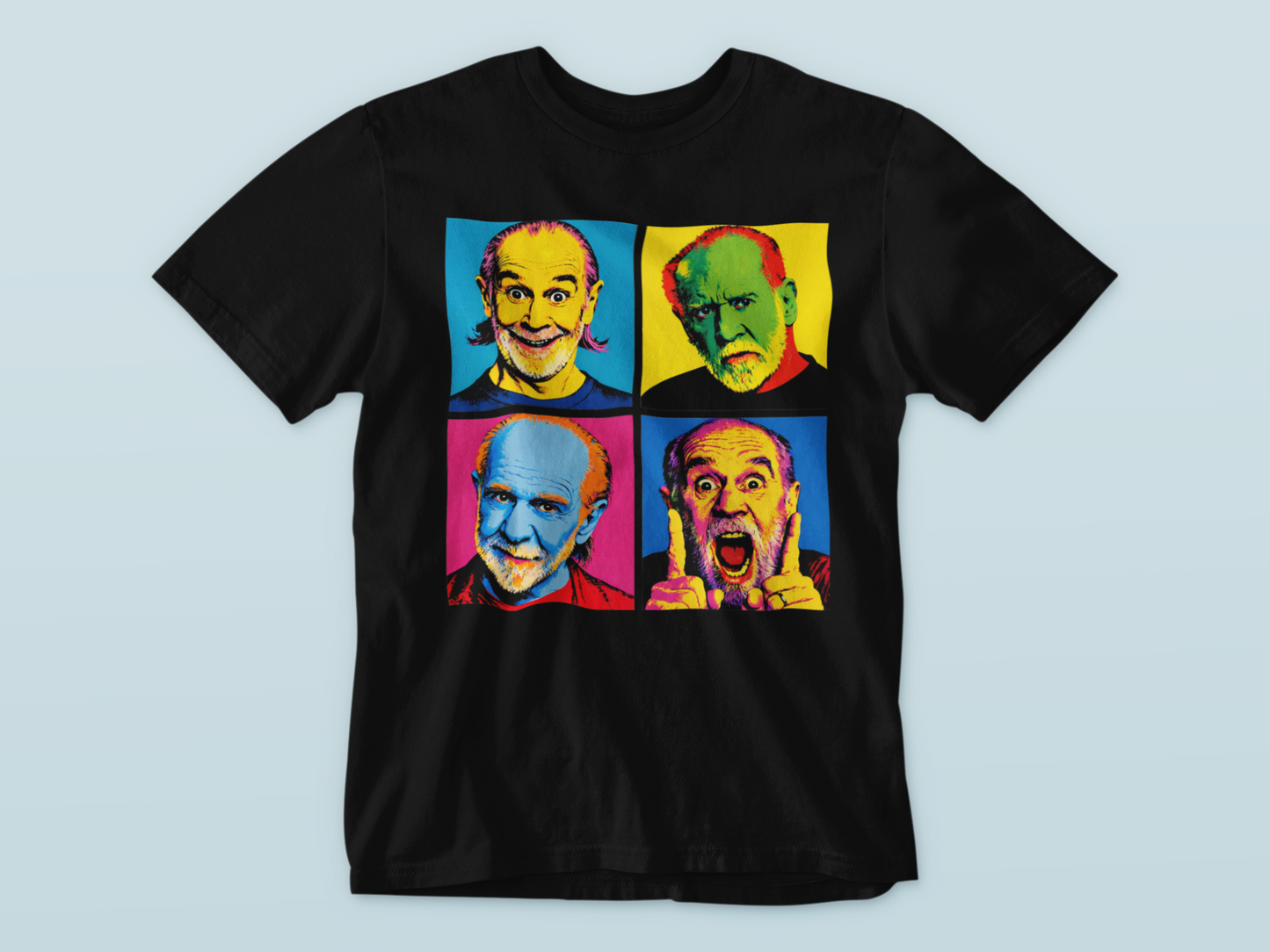 George Carlin - Andy Warhol Style Pop Art