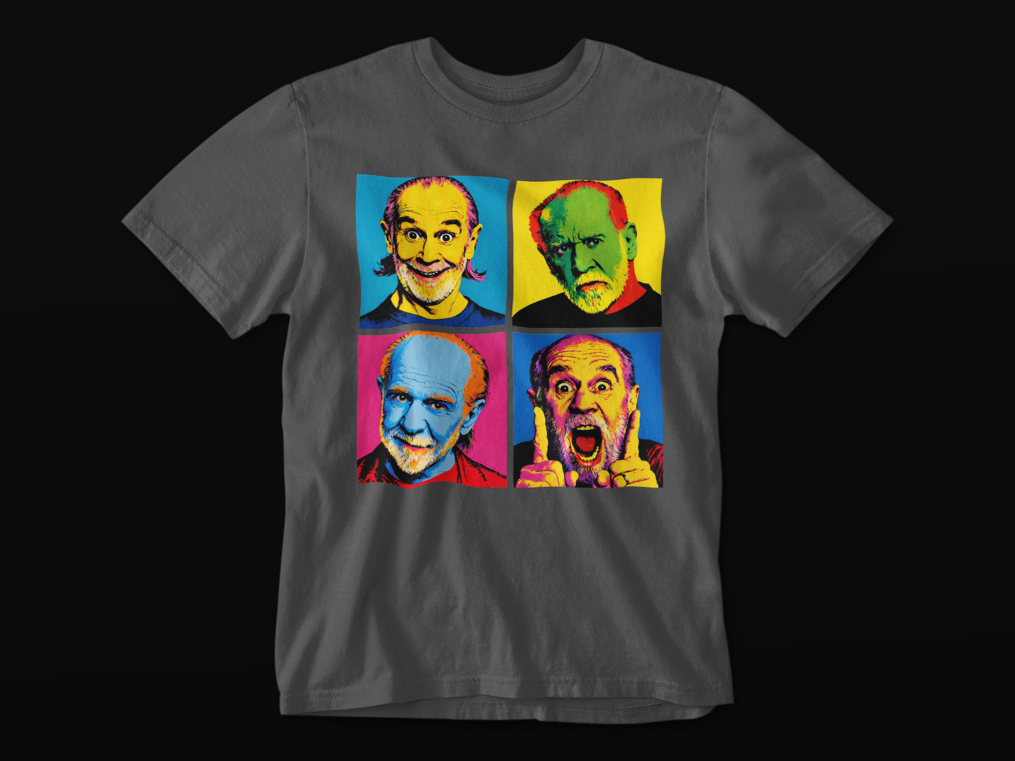 George Carlin - Andy Warhol Style Pop Art