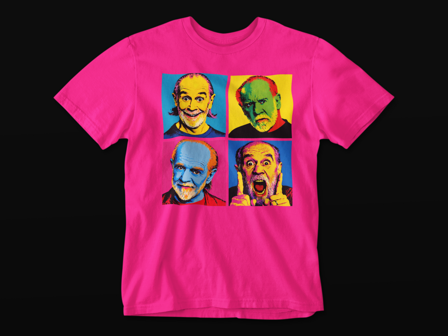 George Carlin - Andy Warhol Style Pop Art