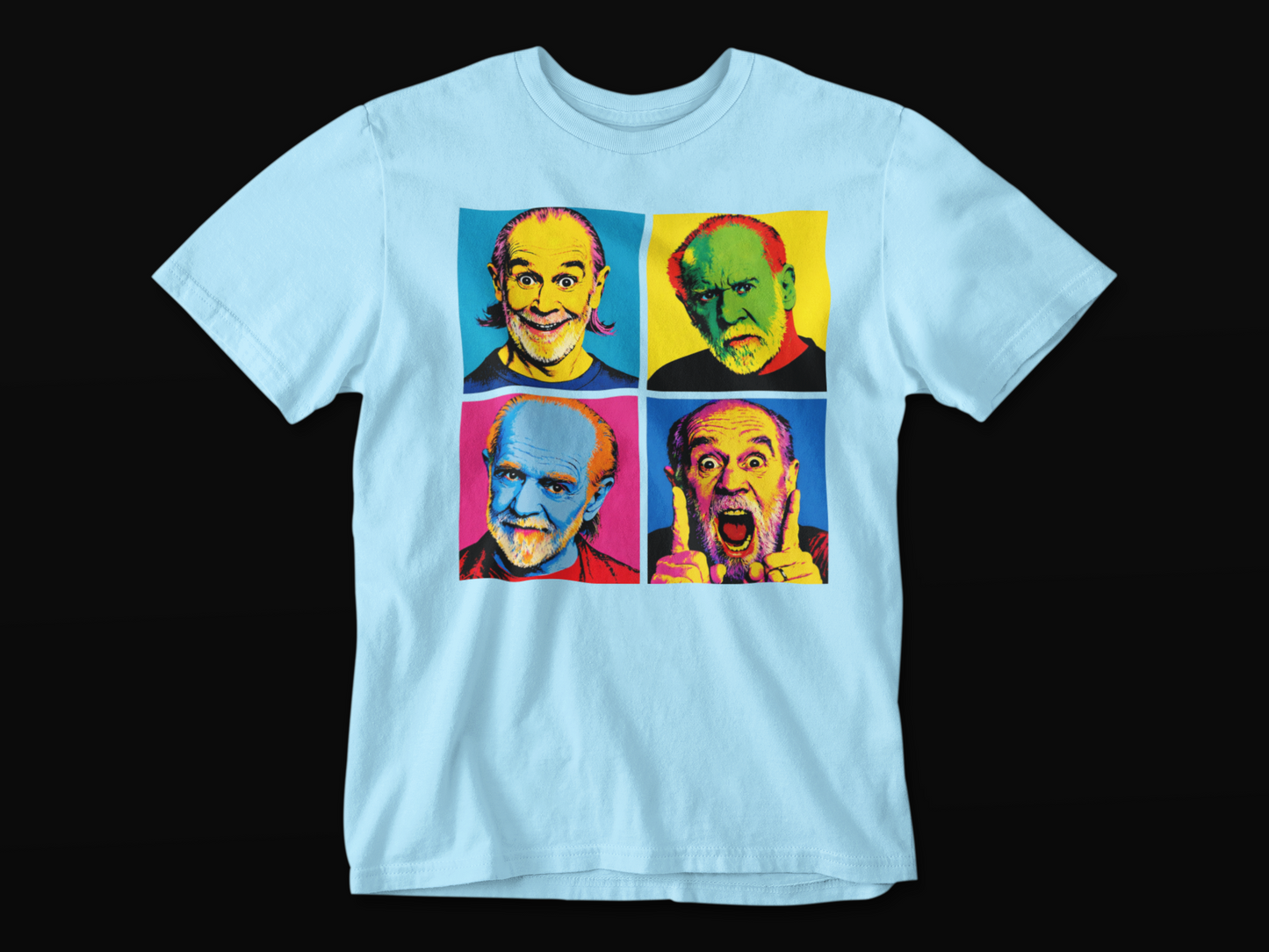 George Carlin - Andy Warhol Style Pop Art