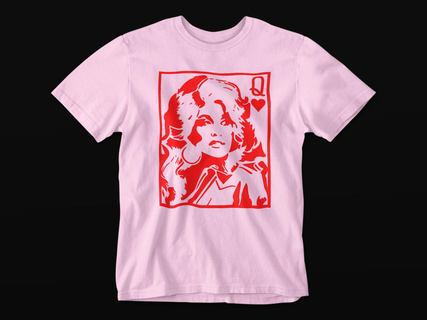 Dolly Parton Queen of Hearts Tshirt