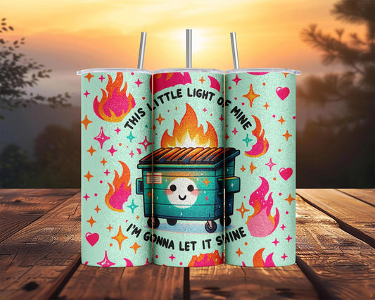 Glittery Dumpster Fire